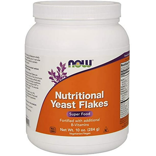 Now Supplements, Nutritional Yeast Flakes Fortified With Additional B