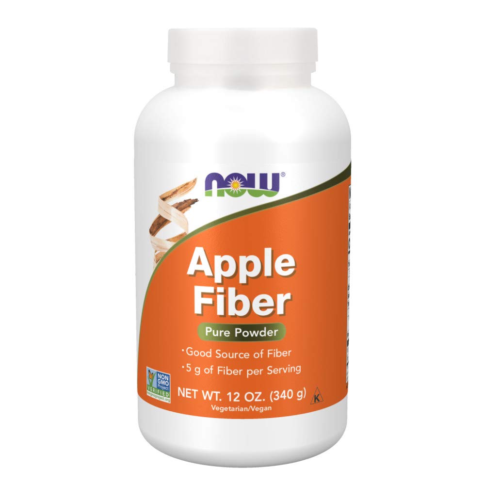 Now Supplements, Pure Apple Fiber Powder With Apple Pectin, NonGmo