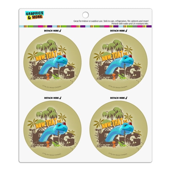 Now That is Big Dinosaur Train Refrigerator Fridge Locker Vinyl Circle Magnet Set