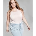 thumbnail image 1 of Now This Plus Size High Neck Bodysuit Light Pink 3X, 1 of 1
