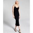 thumbnail image 1 of Now This Womens Cami Sweater Dress Black M, 1 of 1