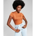 thumbnail image 1 of Now This Womens Crewneck Bodysuit Mocha Brown M, 1 of 1
