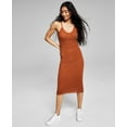 thumbnail image 1 of Now This Womens Crochet Dress Mocha Brown L, 1 of 1