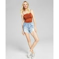thumbnail image 1 of Now This Womens Frayed Denim Shorts Pacific Blue Wash 25, 1 of 1