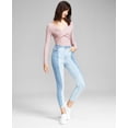 thumbnail image 1 of Now This Womens Perfect Zip Fly Skinny Jeans Kyler Wash 29, 1 of 1