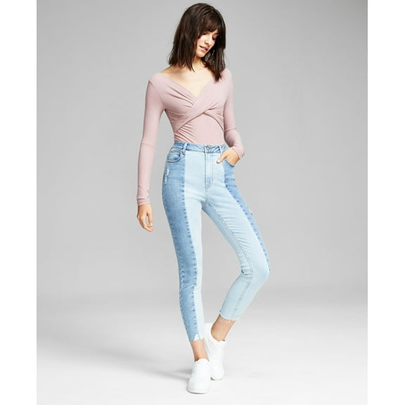 Now This Womens Perfect Zip Fly Skinny Jeans Kyler Wash 29