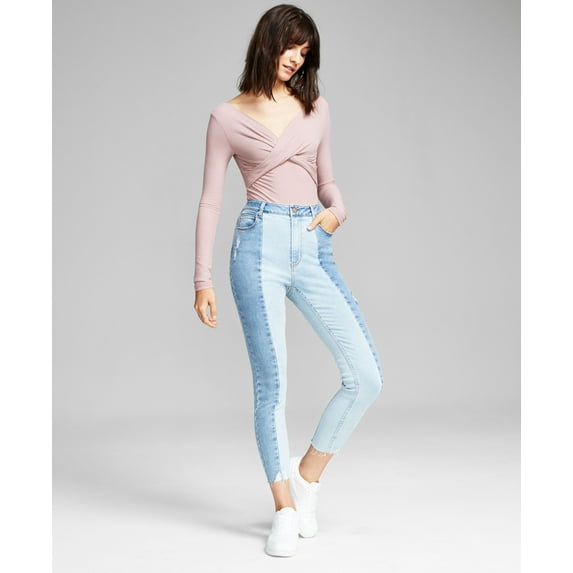 Now This Womens Perfect Zip Fly Skinny Jeans Kyler Wash 29