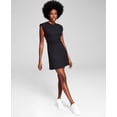 thumbnail image 1 of Now This Womens Ribbed Cutout Back Mini Dress Black XL, 1 of 1