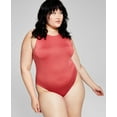 thumbnail image 1 of Now This Womens Sleeveless High Neck Bodysuit Rouge 3X, 1 of 1