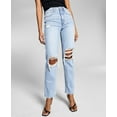 thumbnail image 1 of Now This Womens Ultra High Rise Straight Jeans Marley Wash 24, 1 of 1