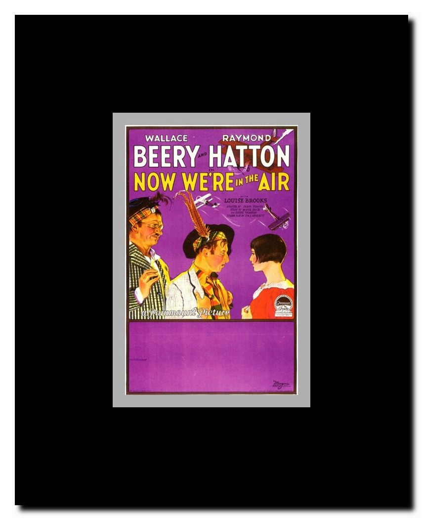 Now We're in the Air Framed Movie Poster