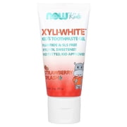 Now Xyliwhite Fluoride-Free Kids Toothpaste, Strawberry Splash, 3 Oz
