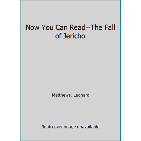 Pre-Owned Now You Can Read--The Fall of Jericho (Hardcover) 0866253041 9780866253048