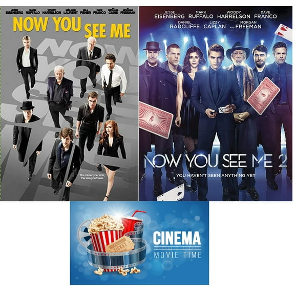 Now You See Me One 1 and Two 2 DVD Double Feature with Bonus Art Card