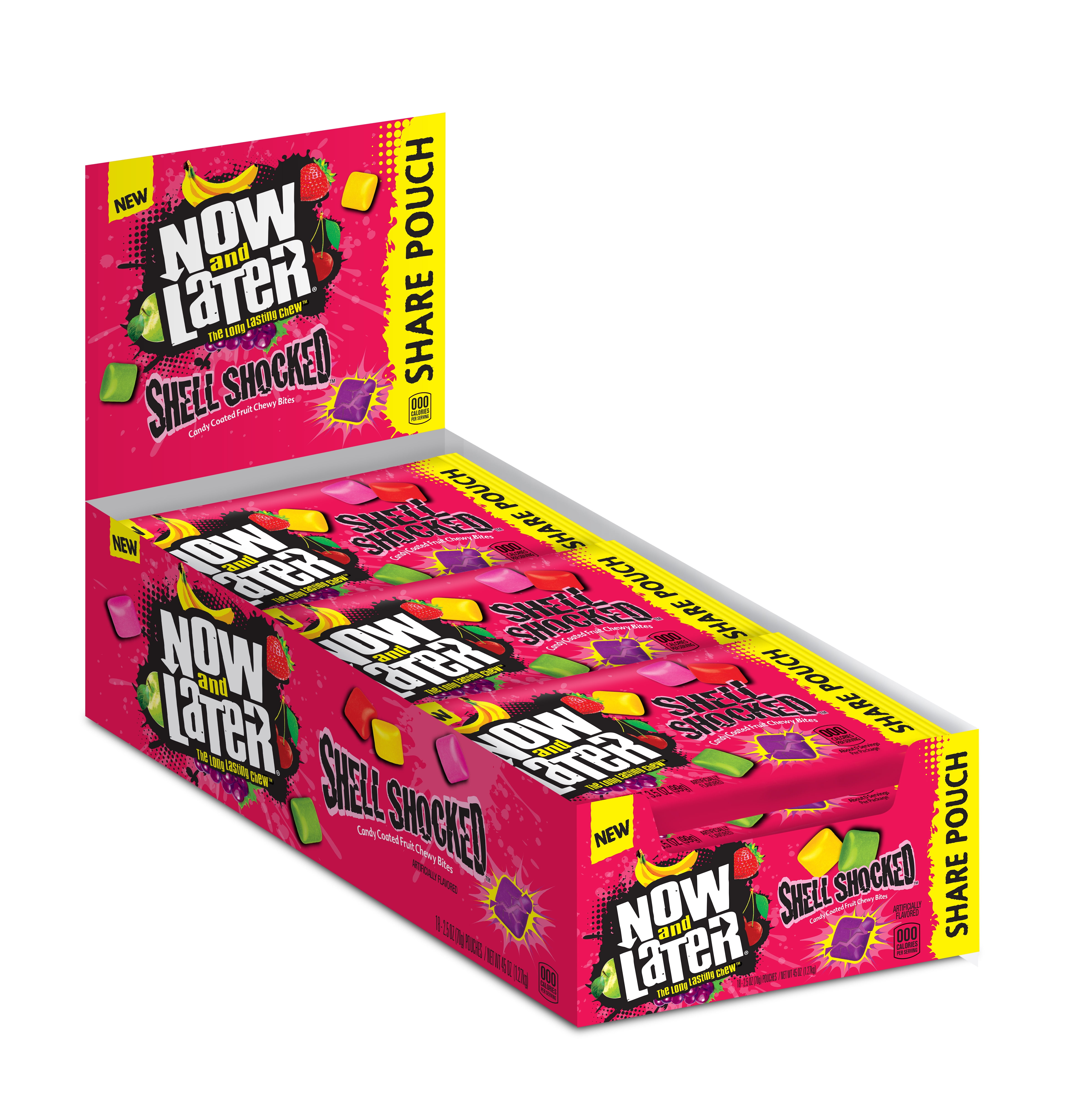 Now & Later Shell Shocked Candy, Mixed Fruit, 3.5 Ounce Now & Later Shell Shocked Candy, Mixed Fruit, 3.5 Ounce