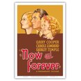 thumbnail image 1 of Now and Forever - Starring Carole Lombard Gary Cooper Shirley Temple - Vintage Film Movie Poster c.1934 - Master Art Print (Unframed) 12in x 18in, 1 of 4