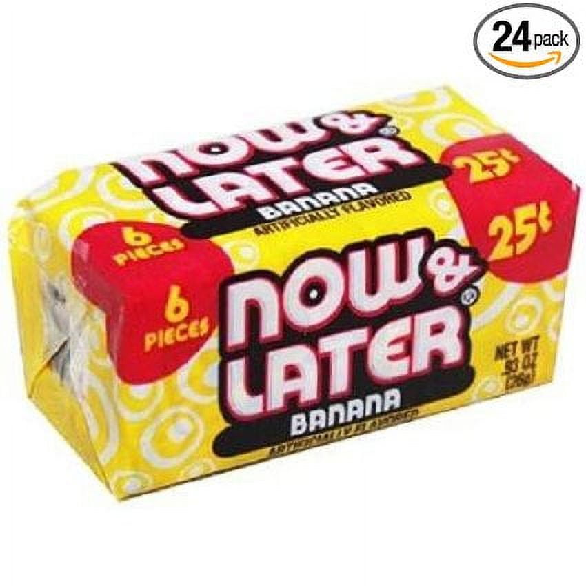 Now and Later Banana Candy 6-Pack - Walmart.com