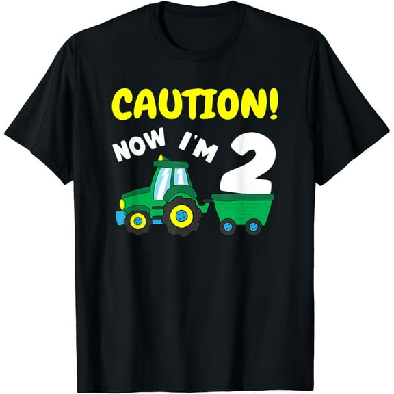 Now i'm 2 Tractor 2nd Birthday Farmer Boy 2 year old T-Shirt