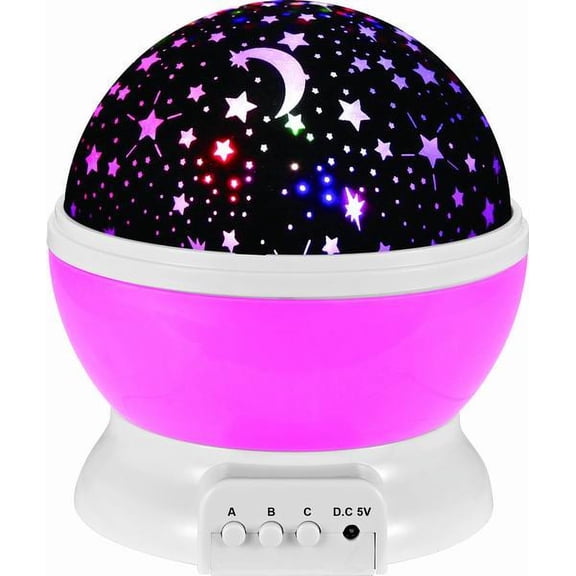 NowGo Night Night Night Light Projection Lamp - Pink