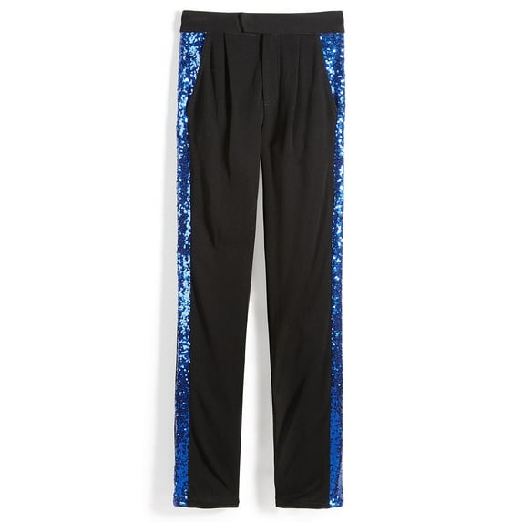Nowadays Girls Tuxedo Pants (Juniors 3, Black)