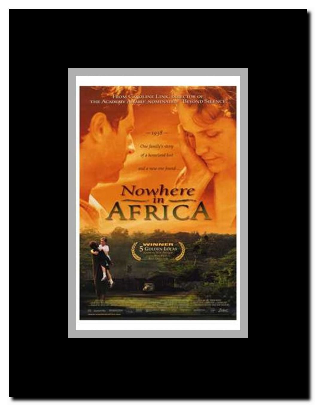 Nowhere in Africa Framed Movie Poster