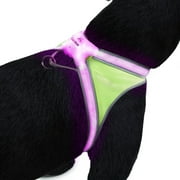Noxgear Lighthound 360 Visibility Multicolor Reflective LED Dog Harness - XL