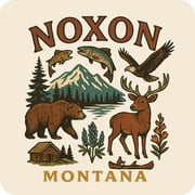 Noxon Montana Keepsakes Souvenir Vinyl Sticker   Destination Travel Keepsake Collectible 3-Inches Wide