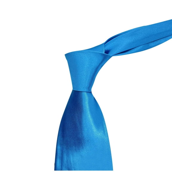 NoxwB Men's Solid Color Ties for Business Casual to Formal Occasions - Necktie for Men - Perfect Men's Gifts Blue Free Size