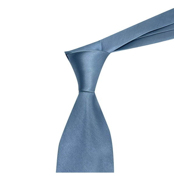 NoxwB Men's Solid Color Ties for Business Casual to Formal Occasions - Necktie for Men - Perfect Men's Gifts Gray Free Size
