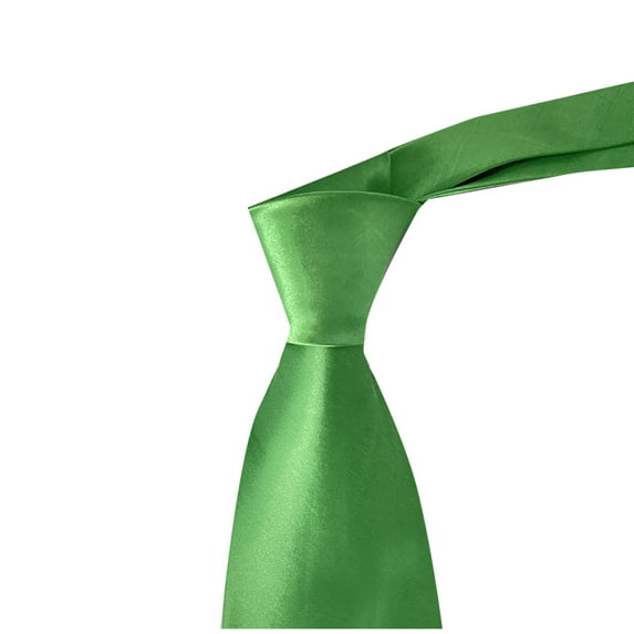 NoxwB Men's Solid Color Ties for Business Casual to Formal Occasions - Necktie for Men - Perfect Men's Gifts Green Free Size