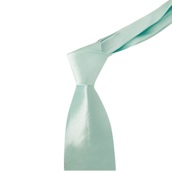 NoxwB Men's Solid Color Ties for Business Casual to Formal Occasions - Necktie for Men - Perfect Men's Gifts Mint Green Free Size