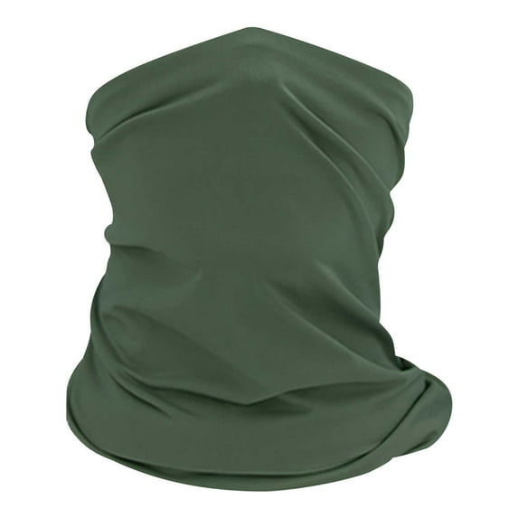 NoxwB Outdoor Sun Cooling Balaclava Bandana Cover UV Protection Headwear for Men and Women Army Green Free Size