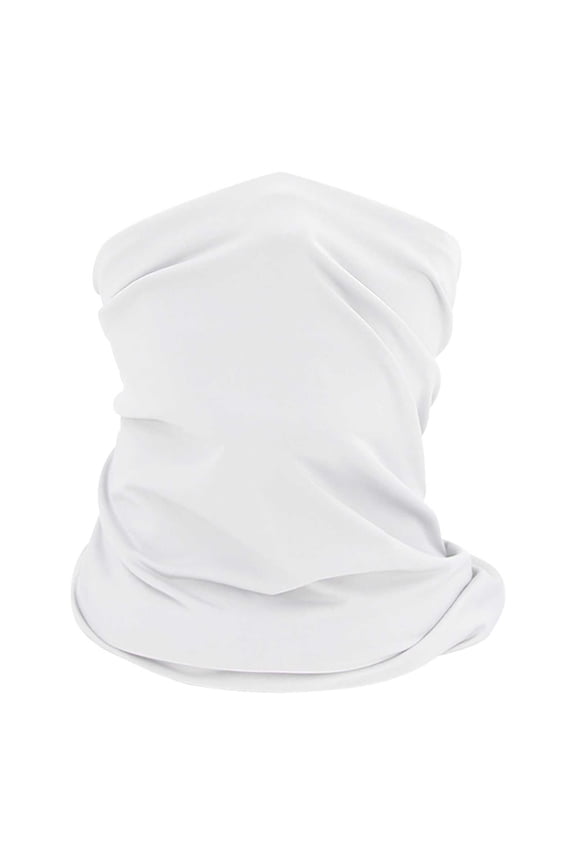 Outdoor Sun Cooling Balaclava Bandana Cover UV Protection Headwear for Men and Women White Free Size