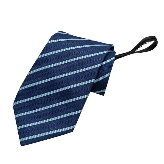 NoxwB Solid Striped Ties for Men and Boys Trendy Graphic Silk Formal Business Necktie Sky Blue Free Size