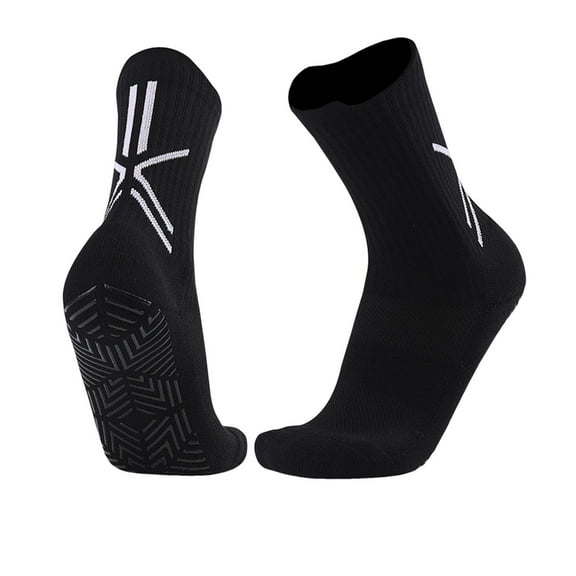 NoxwB Unisex Men Women Outdoor Sports Hiking Cycling Kayaking Crew Socks Black Free Size