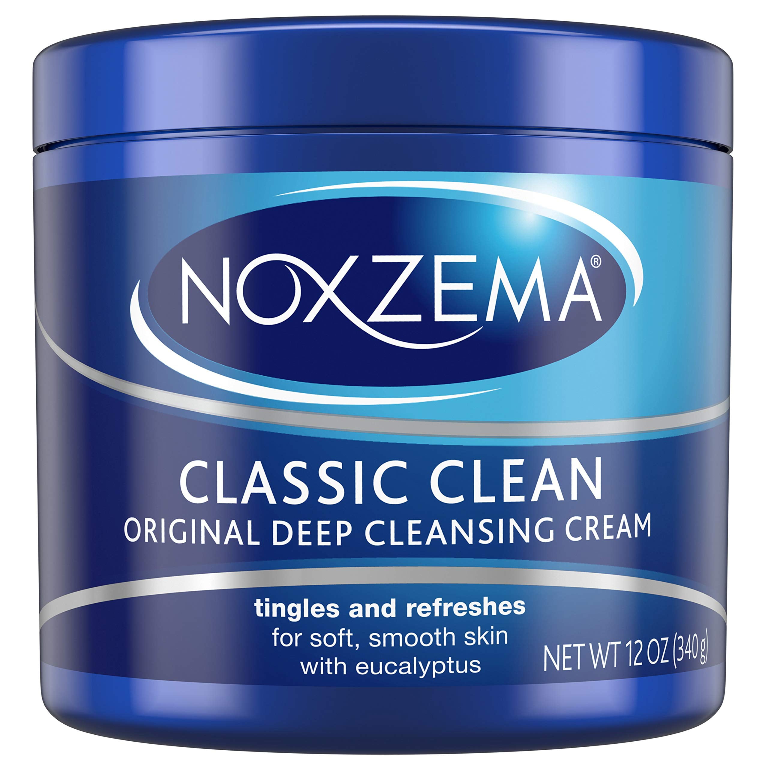 Noxzema Classic Clean Cream Original Deep Cleansing, White, 12 Oz (Pack Of 6)