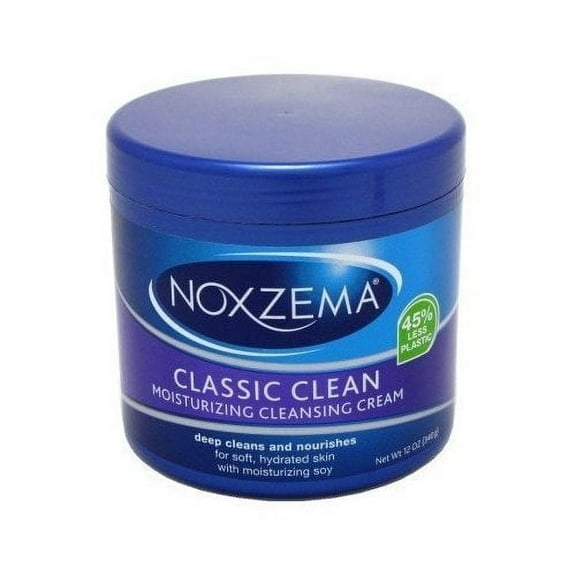 Noxzema Classic Clean Moisturizing Cleansing Cream Unisex, 12 Ounce (Pack of 2)