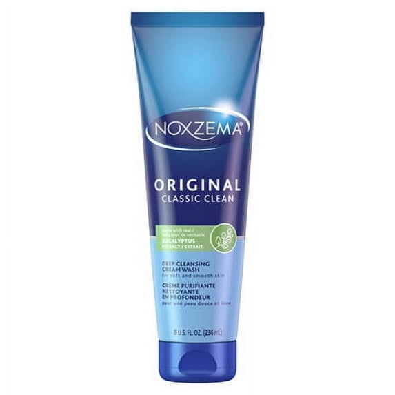 Noxzema Classic Clean Original Deep Cleansing Cream Wash, 8 Oz, 6 Pack