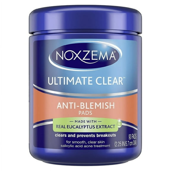 Noxzema Ultimate Clear Anti-Blemish Face Pads Anti Blemish 90.0 ea Pack of 2