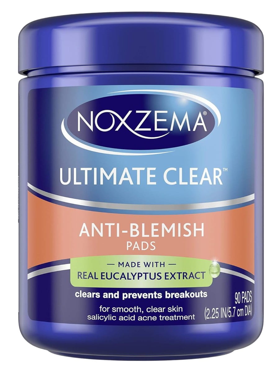 Noxzema Ultimate Clear Anti-Blemish Face Pads Anti Blemish 90.0 ea Pack of 3