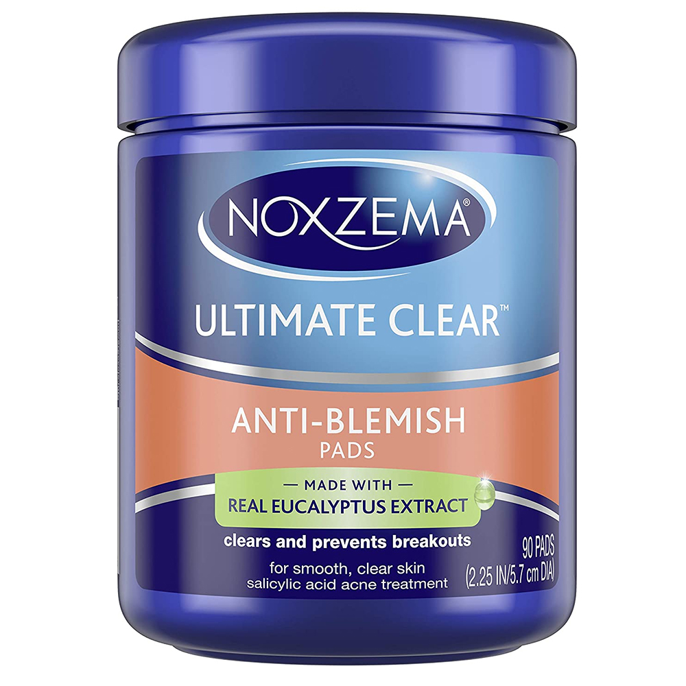 Noxzema Ultimate Clear Face Pads Anti-Blemish Made with over 60% Alcohol 90 Count - image 1 of 5