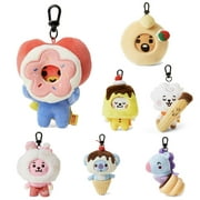 Noyal 10CM BTS Kpop Plush Keychain Doll BT21 TATA SHOOKY SHOOKY MANG RJ Character Soft Plush Stuffed Animal Keychain Key Ring Bag Charm