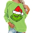 Noyal Christmas Grinch Pullover Green Monster Sweatshirt Women Stole