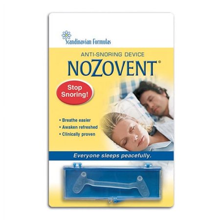 Nozovent Anti Snoring Device For Peaceful Sleep By Scandinavian Formulas - 1 Ea, 6 Pack