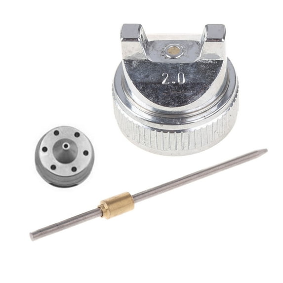 Nozzle 2.0mm Spray Gun Nozzle Needle Cap for HVLP Spray Gun H-827 Rep Parts