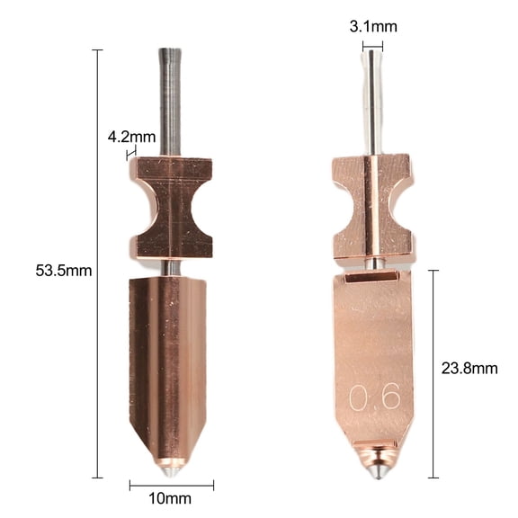 Nozzle Assembly For Flashforge AD5X For 3D Printing Accessory Supporting, ABS, PC, Nylon Filaments With 200W Heating Power(0.6mm)