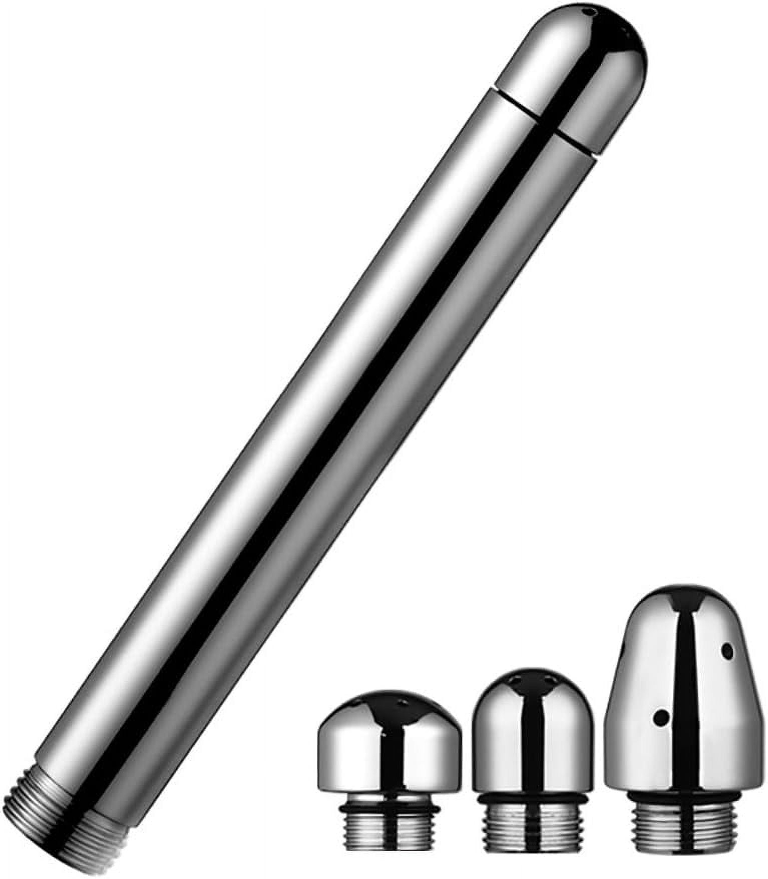 Nozzle Shower 3 Heads Aluminum Cleaner Cleansing Colonic Douche System Cleaner