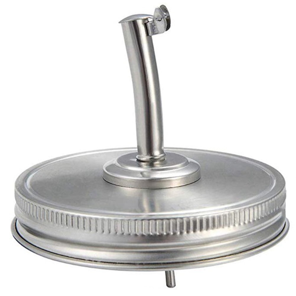 Nozzle with Cap Mason Jars Oil Jar Lid Cap Pour Spouts Mason Can Lid