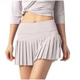 thumbnail image 1 of Npasoilc Athletic Skirt For Women Sweat Skirt Comfy Summer Skirt High Waisted Workout Shorts Women Fake Two Piece Sports Skirt Fitness Running Loose Breathable Quick-drying Yoga Culottes, 1 of 4
