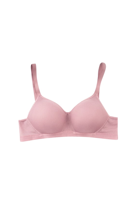 Backless Racerback Bra for Women Wirefree Seamless Push Up U-Shape Breathable Comfortable Daily Underwear